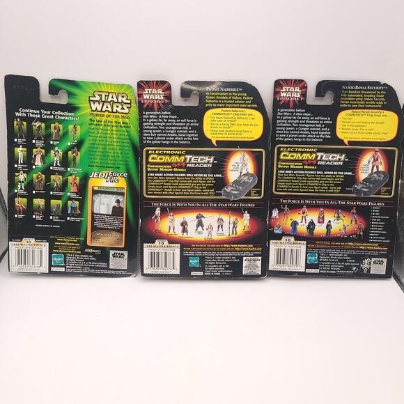 Star Wars Episode 1 Padme Naboo Royal Guard Action Figures New in Packaging - Picture 2 of 8